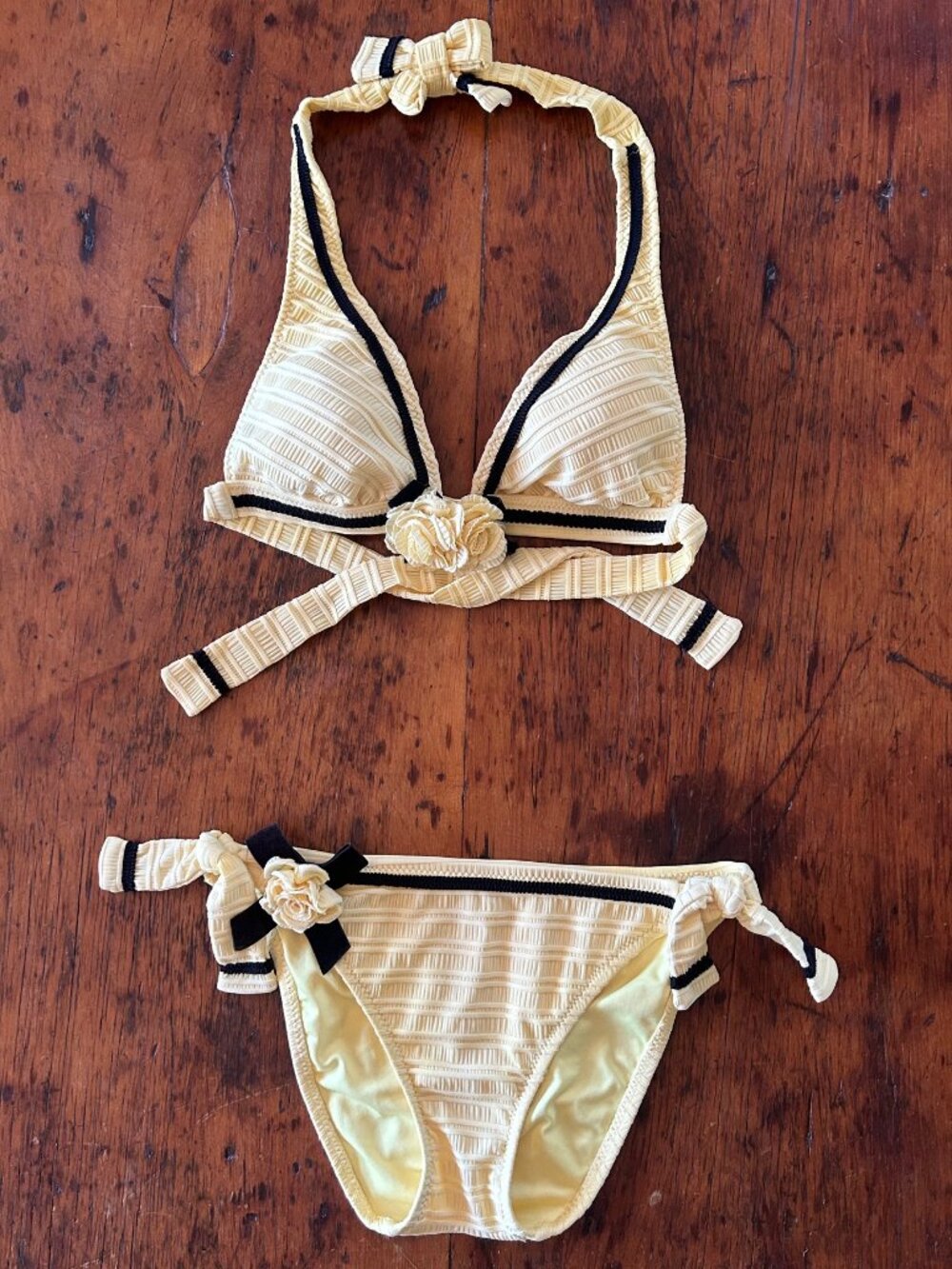 Vintage Y2K Betsey Johnson Unforgettable Bikini Set